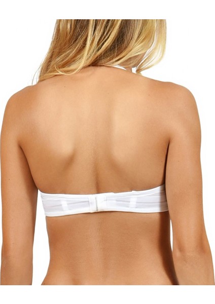 Alegra 20152 Kadın Beyaz Balenli Straplez Ince Süngerli Sütyen fiyatları