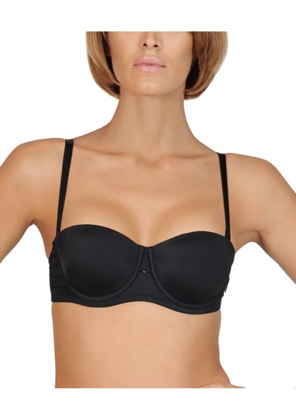Alegra 20152 Kadın Siyah Balenli Straplez Ince Süngerli Sütyen fiyatları