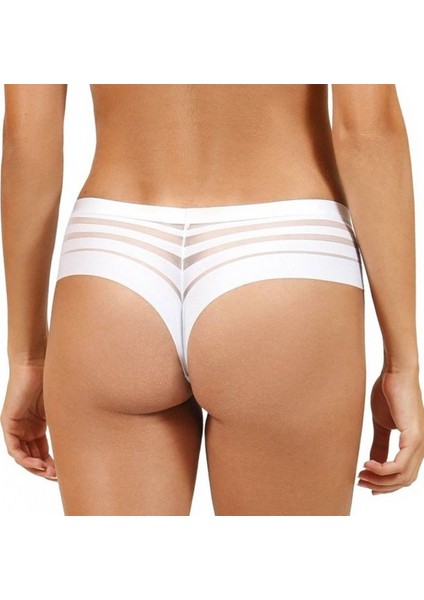 Alegra 22139 Kadın Beyaz Brazilian String Kulot
