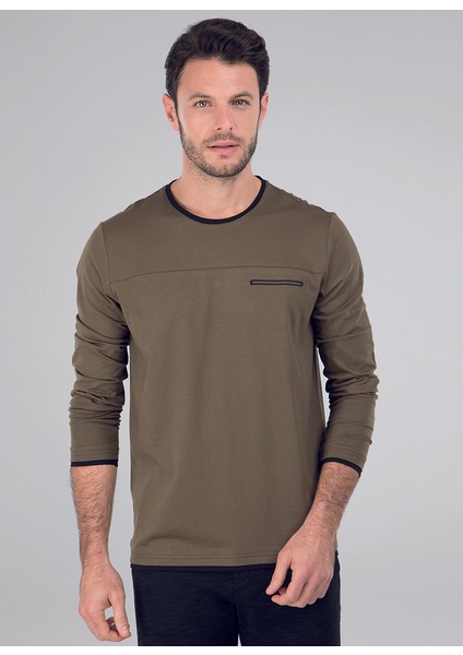 Erkek T-Shirt 30033 Yeşil
