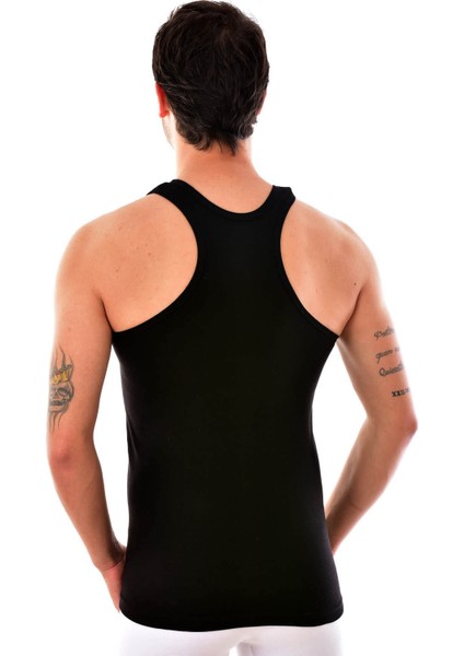 6 Adet Erkek 0118 Spor Atlet Siyah