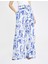 Batik Desenli Keten Flare Pantolon 2