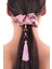 Hahai Kadın Boncuklu Püskül Detaylı Scrunchie Toka 1