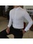 Italyan Kesim Slim Fit Erkek Küçük Yaka Gömlek Beyaz T4800 3
