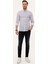 Erkek Lacivert Slim Fit Uzun Kollu Gömlek 50227230-VR033 4