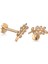 Yapar Jewellery 14 Ayar Altın Dal Motifli Kulak Piercing 1