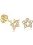 Yapar Jewellery 14 Ayar Altın Taşlı Yıldız Tragus Piercing 1