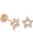 Yapar Jewellery 14 Ayar Altın Taşlı Yıldız Tragus Piercing 1