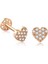 Yapar Jewellery 14 Ayar Altın Taşlı Kalp Tragus Piercing 1