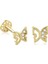 Yapar Jewellery 14 Ayar Altın Kelebek Tragus Piercing 1