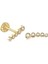 Yapar Jewellery 14 Ayar Altın 5 Taşlı Kulak Piercing 1