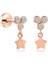 Yapar Jewellery 14 Ayar Altın Yıldız Sallantılı Tria Kulak Piercing 1
