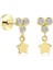 Yapar Jewellery 14 Ayar Altın Yıldız Sallantılı Tria Kulak Piercing 1