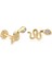 Yapar Jewellery 14 Ayar Altın Taşlı Yılan Kulak Piercing 1
