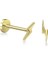 Yapar Jewellery 14 Ayar Altın Yıldırım Kulak Piercing 1