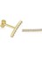 Yapar Jewellery 14 Ayar Altın Taşlı Bar Kulak Piercing 1