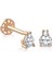 Yapar Jewellery 14 Ayar Altın Tırnaklı Damla Kulak Piercing 1