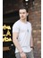Crash Açık Yaka Slim Fit T-Shirt 1