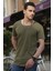 Crash Açık Yaka Slim Fit T-Shirt 2
