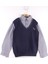 Erkek Çocuk Gömlek Yaka Okul Düğmeli Sweatshirt 1