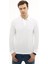 Erkek Beyaz Slim Fit Polo Yaka Sweatshirt 50226541-VR013 1