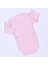 Düz Pembe Uzun Kollu Çıtçıtlı Body Zıbın 1
