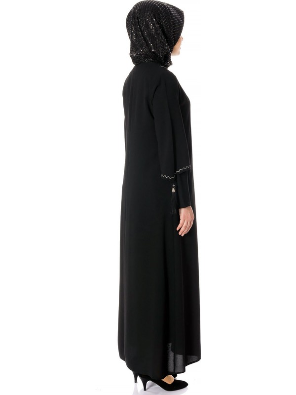 Beyza Seyran Nakisli Siyah Ferace Fiyati Taksit Secenekleri