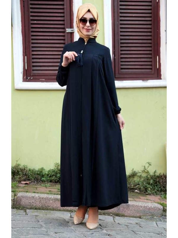 Erbilden Erb Medine Ipegi Tesettur Pile Detayli Ferace Fiyati