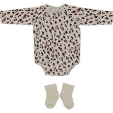 Idil Baby Prematüre Bebek Zıbın Body 13589 Leopar Yenidoğan