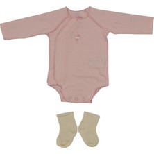 Idil Baby Prematüre Bebek Zıbın Body 13589 Pembe Yenidoğan