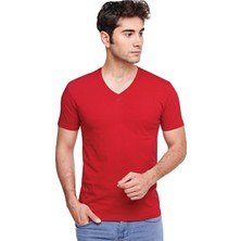 Fsm1453 Erkek V Yaka T-Shirt