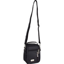 Seventeen 3450 Çok Gözlü Erkek El Ve Omuz Askılı Çanta Siyah