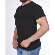 Çyk Suprem Kısa Kol  Pis Dikiş Slimfit Düz T-Shirt