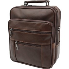 Arpelle 3009 Büyük Boy Kasalı Erkek El ve Omuz Askılı Çanta