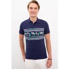 U.S. Polo Assn. Erkek Lacivert T-Shirt 50219118-VR033
