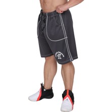 Big Sam Antrasit Fitness Spor Şort 1401