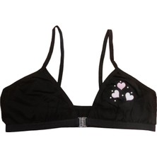 Özkan 0872 Kız Çocuk Taşlı Likralı Süprem Alıştırma Sütyeni