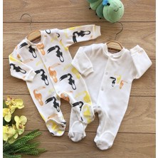 Penye 2'li Tulum Papağan Desen