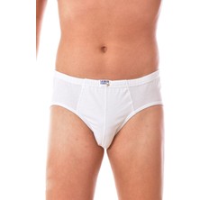 Seher 3 Adet  0005 Erkek Penye Slip Beyaz