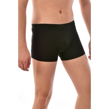 Tutku 3 Adet  0114  Erkek Likralı Elastan Boxer Siyah