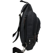 Seventeen 3473 Kanvas Body Bag Çapraz Çanta Siyah