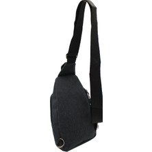 Seventeen 3473 Kanvas Body Bag Çapraz Çanta Siyah