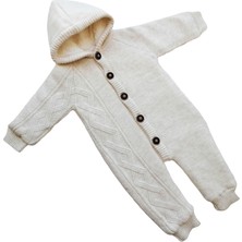 Puppis Baby Kapşonlu Welsoft Triko Tulum