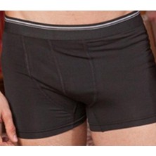 Berrak 1097 Erkek Likralı Boxer Siyah 6'lı Paket