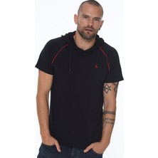 Dewberry İkili Set T8570 Kapüşonlu Erkek T-Shirt-Beyaz - Lacivert