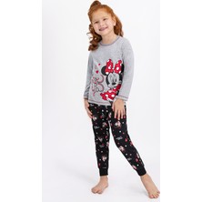 Minnie Mouse Lisanslı Kız Çocuk Pijama Takımı