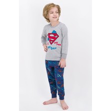 Superman Lisanslı Erkek Çocuk Pijama Takımı