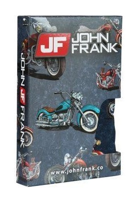 John Frank Baskılı Boxer Motorcycle
