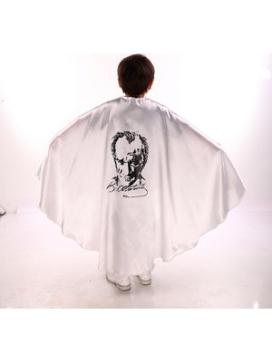 Kostüm Diyarı Atatürk Baskılı Ana Sınıfı Boy Pelerin NS827U001