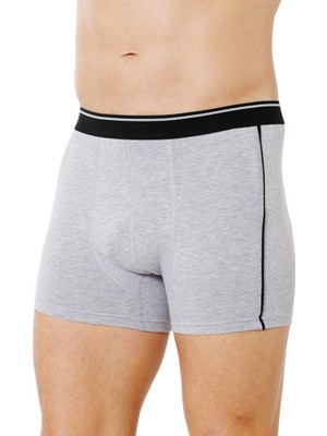 Özkan 11314 Erkek Biyeli Likralı Süprem Boxer